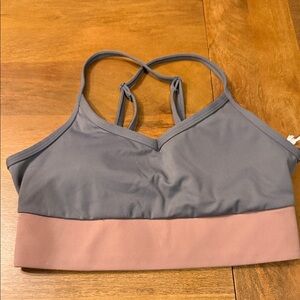 Tavi soft Women's Two-Tone Strappy Bralette - Gray and Rose